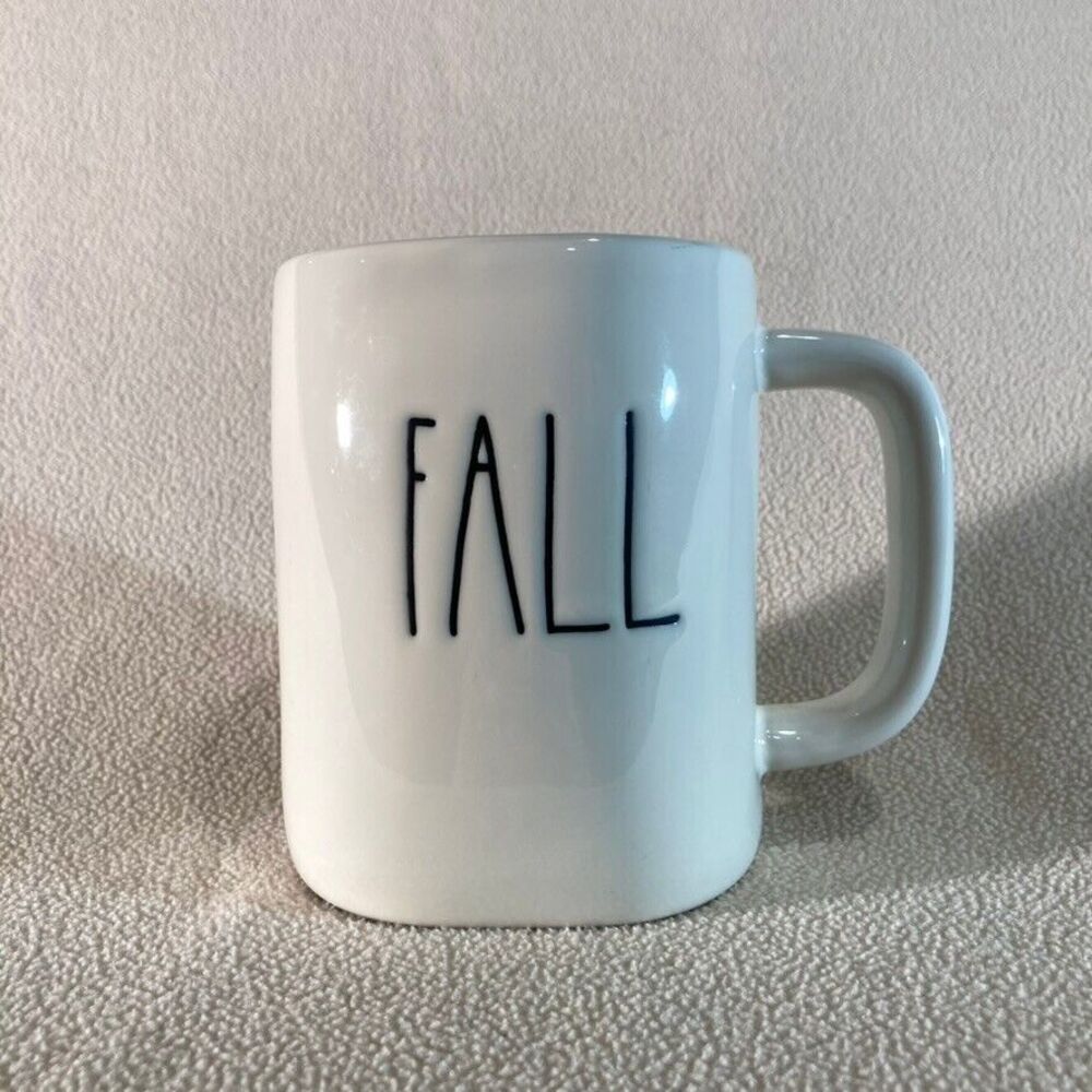 Rae Dunn Minimalist Farmhouse Mug Fall Y'all White Orange Interior‎ 2018